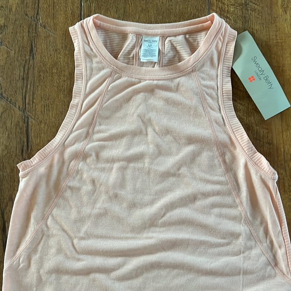NWT Sweaty Betty XXS Pacesetter Running Vest Sunset Pink - Picture 3 of 12